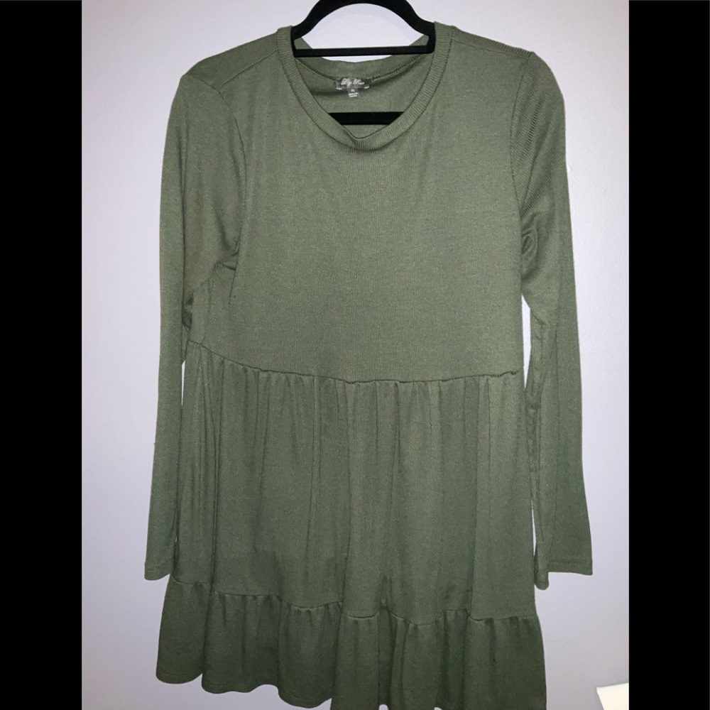 Mini long sleeve dress